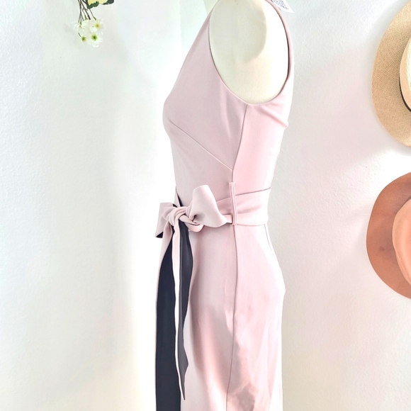 NWT BADGLEY MISCHKA BELLE KAYLA DRESS DUSTY LAVENDER WOMENS SIZE 0 - Picture 10 of 14